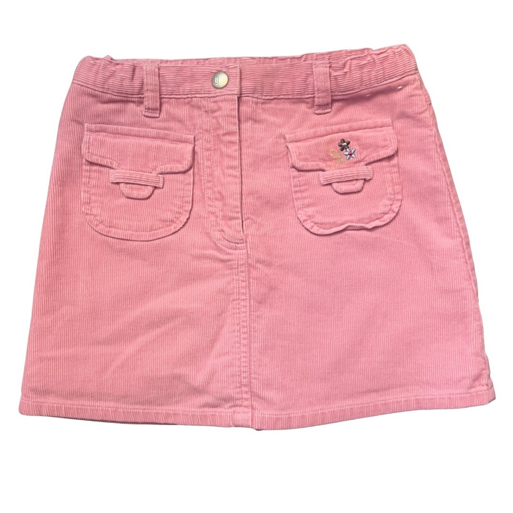 Gymboree Girl's Pink Corduroy Skirt‎ With Undershorts, Size 6